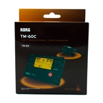 Korg TM60 & CM200BK Tuner Metronome Combo w/ Clip Mic (Black)