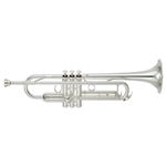 Yamaha YTR4335GSII Trumpet w/ Gold Brass Bell & Silver Plated Finish