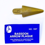 Fox Bassoon Arrow Plaque