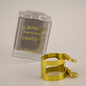 Bonade Alto Sax Inverted Ligature - Gold